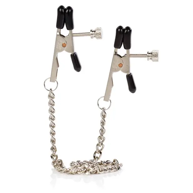 Nipple Play Bull Nose Nipple Jewelry - Silver - Bondage Blindfolds & Restraints