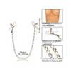 Nipple Play Crystal Nipple Clamps - Clear - Bondage Blindfolds & Restraints