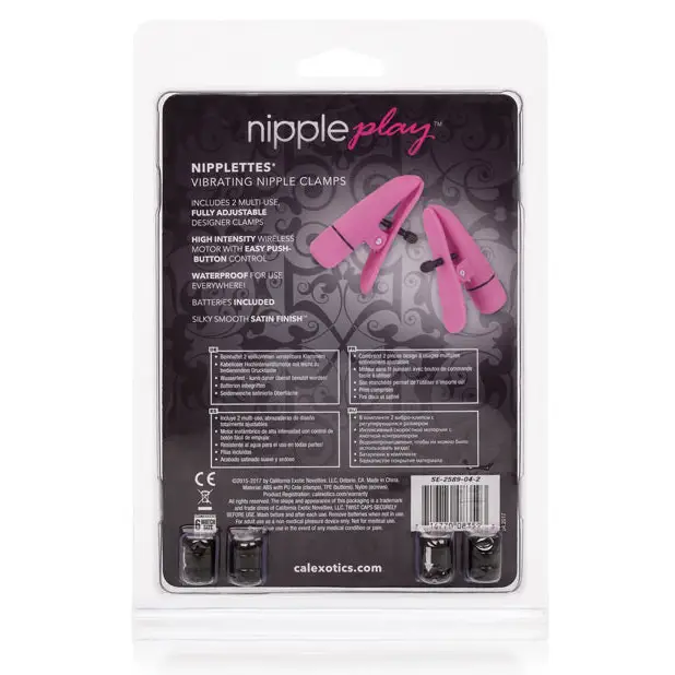 Nipple Play Nipplettes - Pink - Bondage Blindfolds & Restraints
