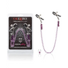 Nipple Play Purple Chain Nipple Clamps - Bondage Blindfolds & Restraints