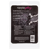 Nipple Play Silver Beaded Nipple Clamps - Bondage Blindfolds & Restraints