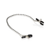 Nipple Play Silver Beaded Nipple Clamps - Bondage Blindfolds & Restraints