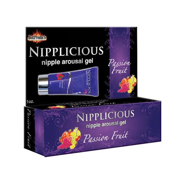 Nipplicious Nipple Arousal Gel - 1oz Passion Fruit - Body Toppings & Edibles