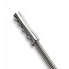 Nixie Flaming Heart Riding Crop - Silver - Bondage Blindfolds & Restraints