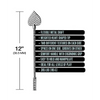 Nixie Flaming Heart Riding Crop - Silver - Bondage Blindfolds & Restraints