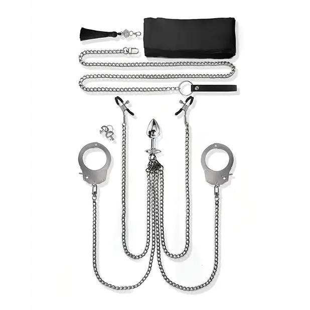Nixie Interchangeable 8 Pc Bondage Kit - Bondage Blindfolds & Restraints