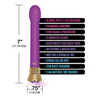 Nixie Mystic Wave Satin Bulb Vibe - 10 Function Amethyst - Vibrators