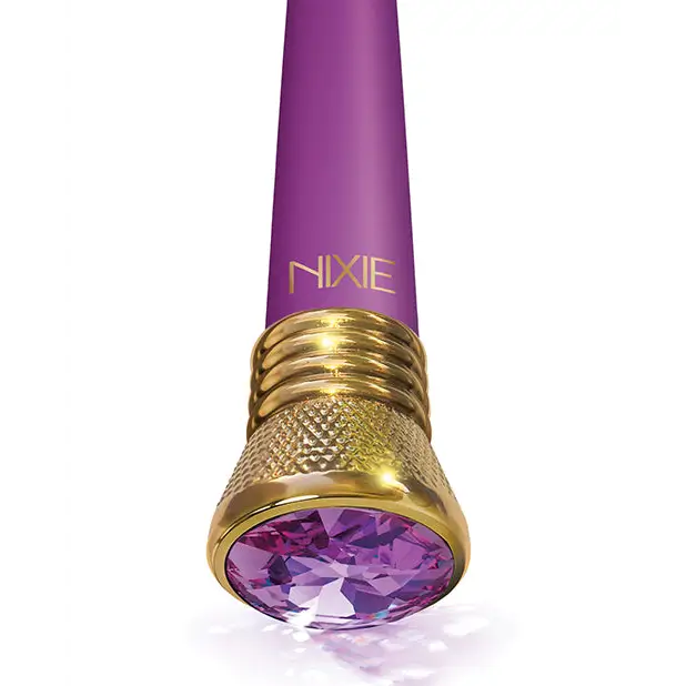 Nixie Mystic Wave Satin Bulb Vibe - 10 Function Amethyst - Vibrators