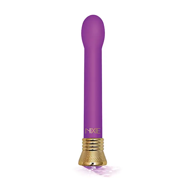Nixie Mystic Wave Satin Bulb Vibe - 10 Function Amethyst - Vibrators