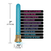 Nixie Mystic Wave Satin Classic Vibe - 10 Function Aquamarine - Vibrators