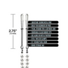 Nixie Pearl Drop Tweezer Nipple Clamps - Silver - Bondage Blindfolds & Restraints