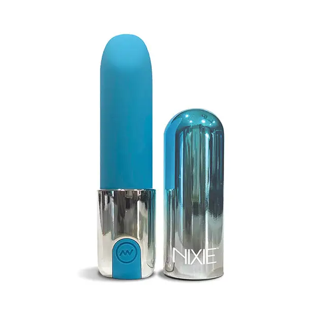 Nixie Smooch Rechargeable Lipstick Vibrator - Blue Ombre