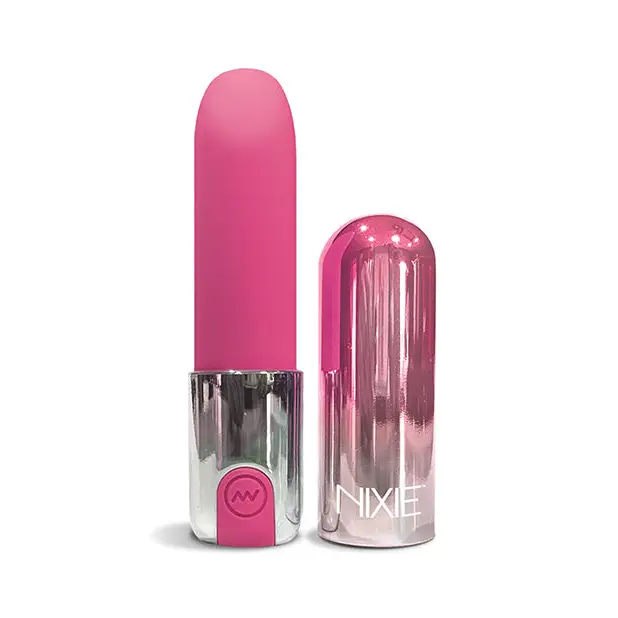 Nixie Smooch Rechargeable Lipstick Vibrator - Pink Ombre