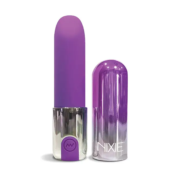 Nixie Smooch Rechargeable Lipstick Vibrator - Purple Ombre