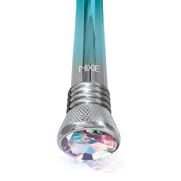 Nixie Waterproof Bulb Vibe - 10 Function Blue Ombre Glow - Vibrators