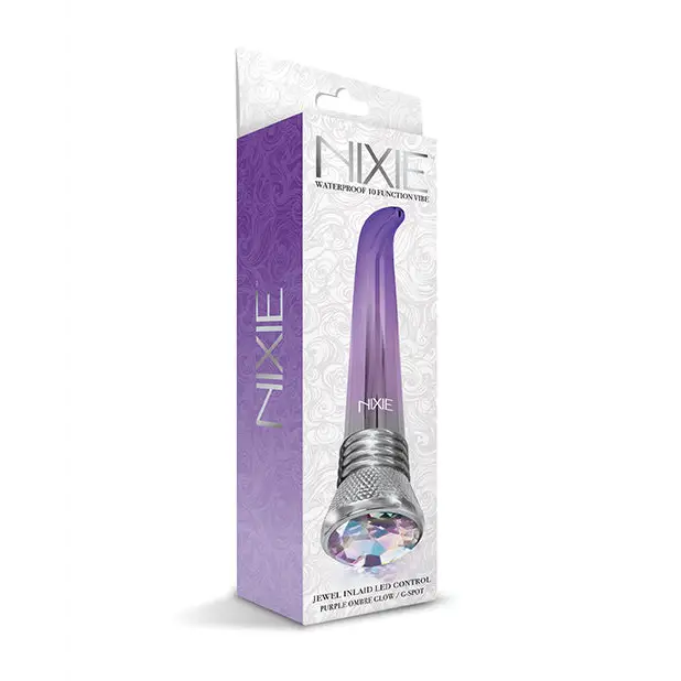 Nixie Waterproof G-Spot Vibe - 10 Function Purple Ombre Glow - Vibrators
