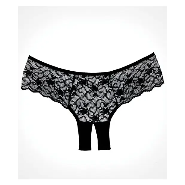 NO ETA Adore Sweetheart Panty Black O/S - Lingerie - Packaged