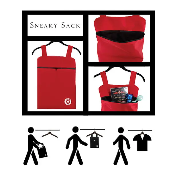 NO ETA =Holistic Sneaky Sack - Black - Storage Cases & Bags