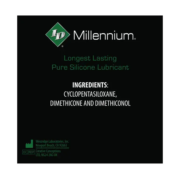 NO ETA ID Millennium Silicone Lubricant - 12 ml Tube - Lubricants