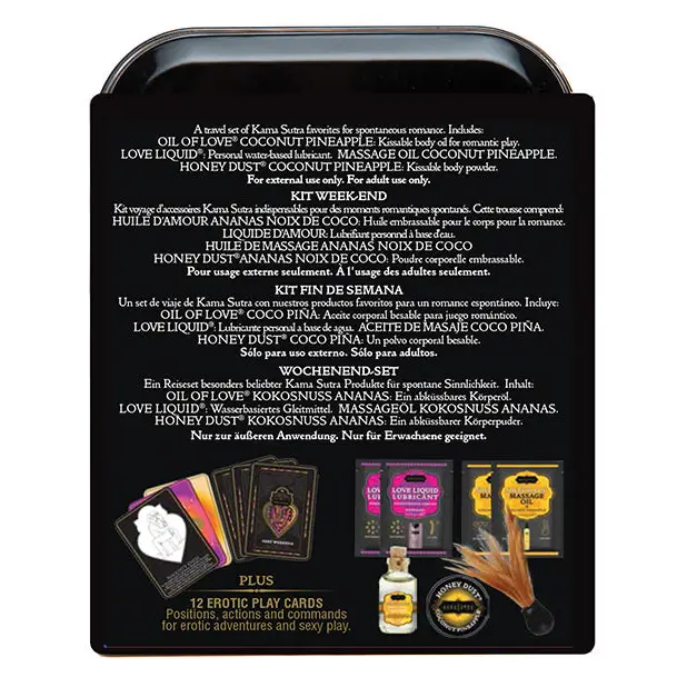 NO ETA Kama Sutra The Weekender Kit - Coconut Pineapple - Setting The Mood