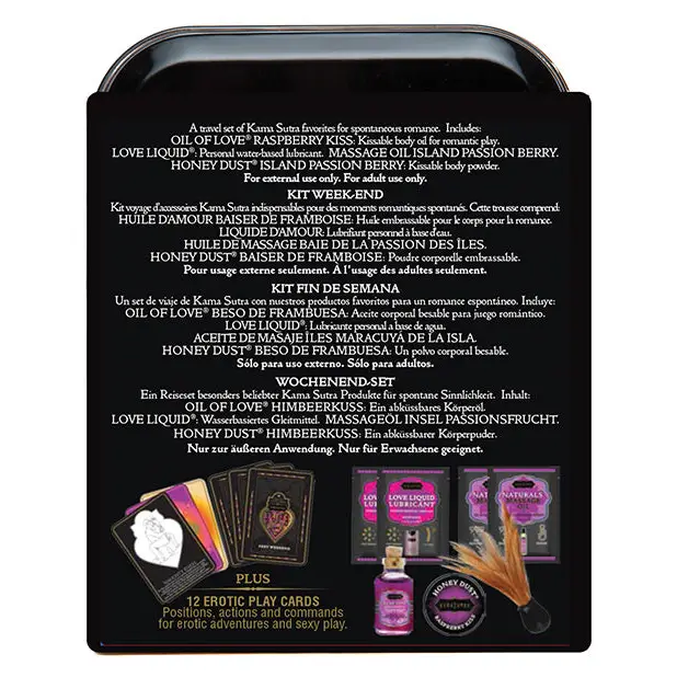 NO ETA Kama Sutra The Weekender Kit - Raspberry Kiss - Setting The Mood