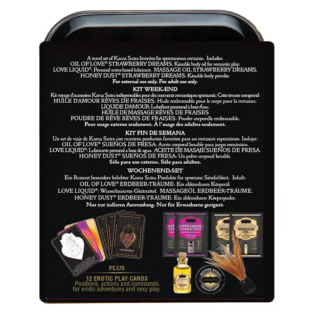 NO ETA Kama Sutra The Weekender Kit - Vanilla Creme - Setting The Mood