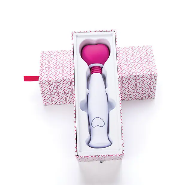 NO ETA=OhMiBod Lovelife Wanderlust Wand Vibe - Pink - Massage Products