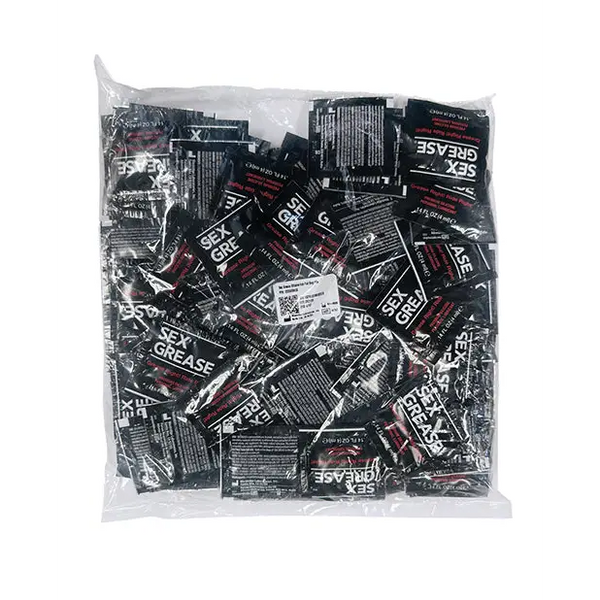 NO ETA $$Sex Grease Silicone - 4 ml Foil Bag of 144 - Lubricants
