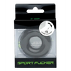 NO ETA=Sport Fucker Chubby Cockring - Black - Penis Enhancement