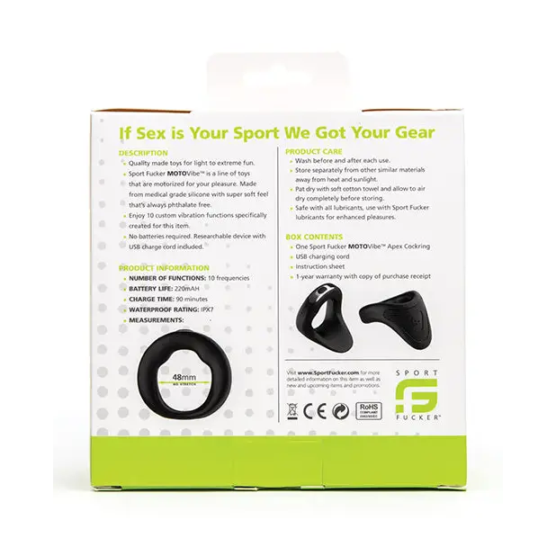 NO ETA =Sport Fucker Motovibe Apex 48 mm - Penis Enhancement