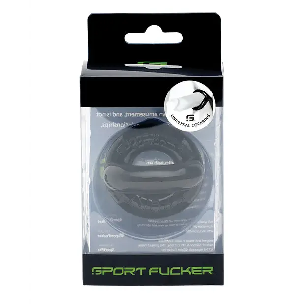 NO ETA =Sport Fucker Original Cockring - Black - Penis Enhancement