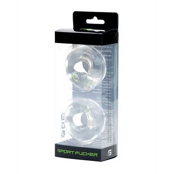 NO ETA $$=Sport Fucker Skater Boyz 2 Pack - Clear - Penis Enhancement