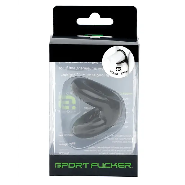 NO ETA =Sport Fucker Trainer Ring - Black - Penis Enhancement