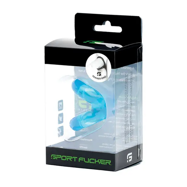 NO ETA =Sport Fucker Trainer Ring - Ice Blue - Penis Enhancement
