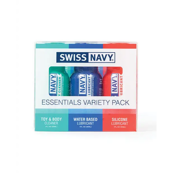 NO ETA Swiss Navy Essentials Variety Pack of 3 - 1 oz - Lubricants
