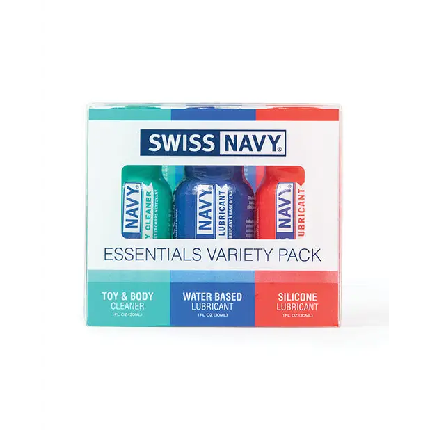 NO ETA Swiss Navy Essentials Variety Pack of 3 - 1 oz - Lubricants