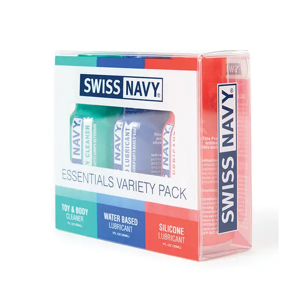NO ETA Swiss Navy Essentials Variety Pack of 3 - 1 oz - Lubricants