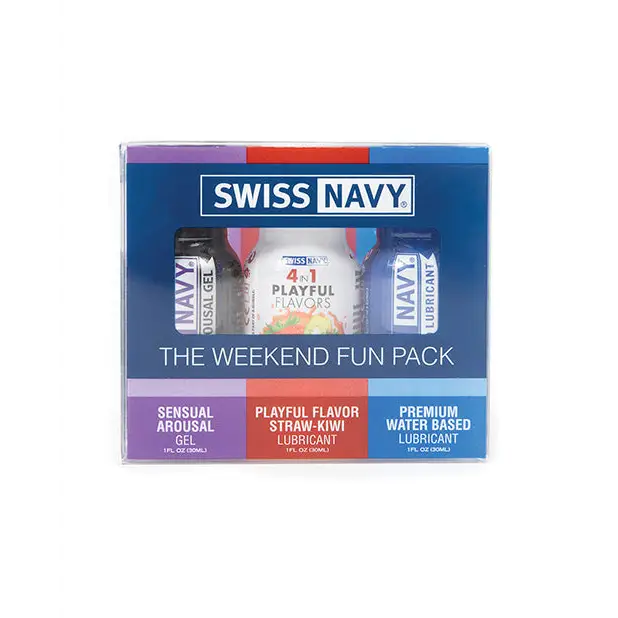 NO ETA Swiss Navy Weekend Fun Pack of 3 - 1 oz - Lubricants