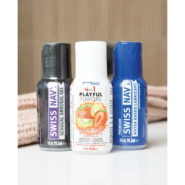 NO ETA Swiss Navy Weekend Fun Pack of 3 - 1 oz - Lubricants