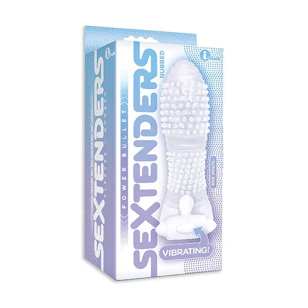NO ETA $The 9’s Vibrating Sextenders Nubbed Sleeve - Penis Enhancement