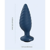 Noah App-Controlled Rotating Butt Plug - Navy Blue - Anal Products