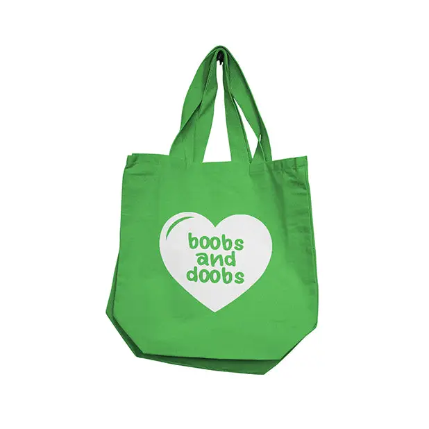 Nobu Boobs Doobs Reusable Tote - Green