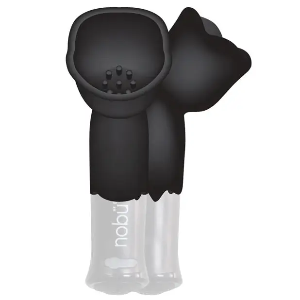 Nobu Bull-It Head Tickler Attachment - Black - Massage Products