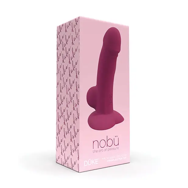 Nobu Duke Vibrating Dong - Raspberry - Dongs & Dildos