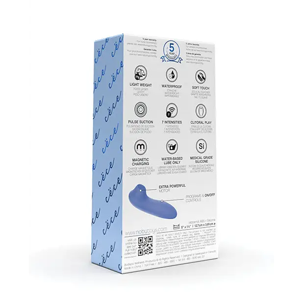 Nobu Essentials Cece Pulse Stimulator - Periwinkle Blue - Stimulators