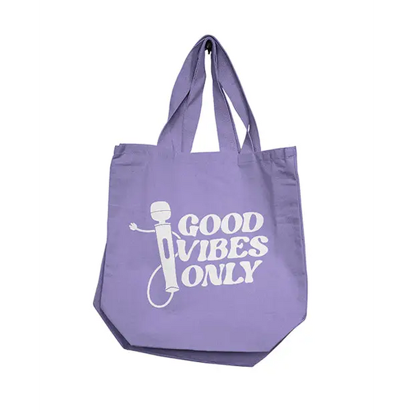 Nobu Good Vibes Only Reusable Tote - Lilac - Bachelorette & Party Supplies