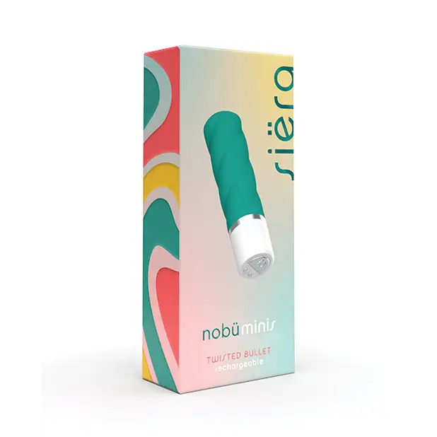 Nobu Mini Siera Twisted Bullet - Teal - Stimulators