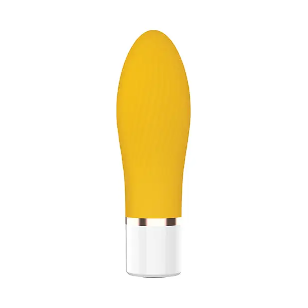 Nobu Mini Suba Ribbed Bullet - Yellow - Stimulators