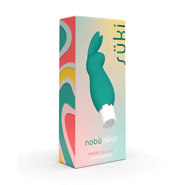 Nobu Mini Suki Rabbit Bullet - Teal - Stimulators