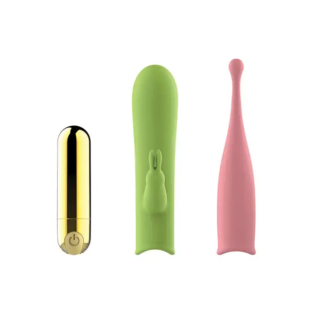 Nobu Nola Interchangeable Bullet Set - 3 Piece Set - Stimulators